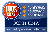 100% clean award from SoftPedia