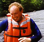 Bill Saslow, river rafting