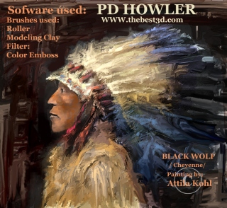 Black Wolf, leader of
                                              the Cheyenne