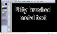 brushes text